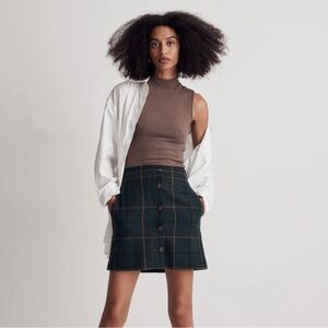 Madewell wool skirt